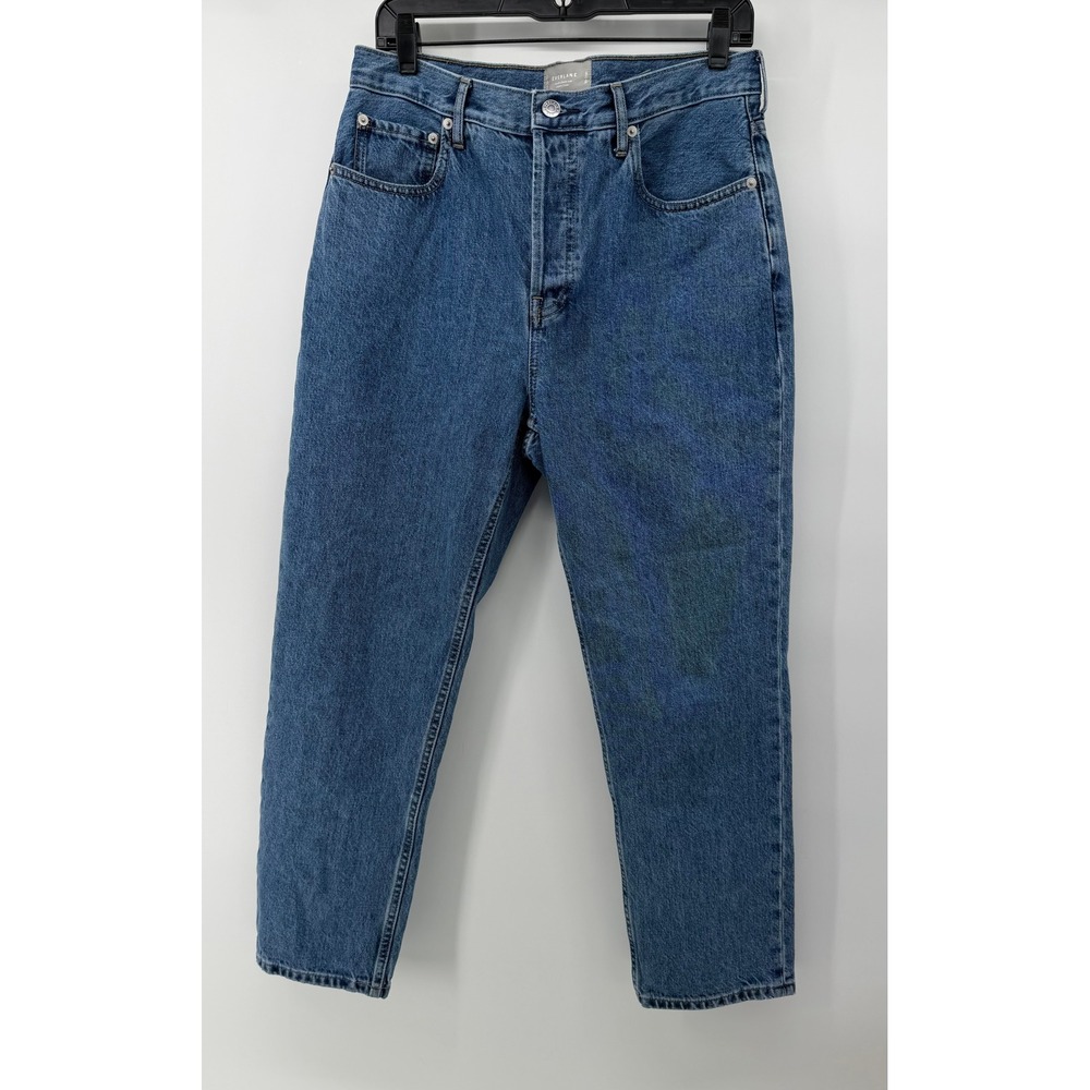 Everlane The 90s Cheeky Jean Organic Cotton Blue Medium Wash Size 30 Crop